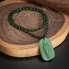 Colliers pendants Collier de statue de jade exquis