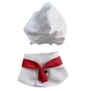 Abbigliamento per cani Pet Chef Cappello costume Cappello rosso 2 dimensioni super morbide comode abiti di Halloween per piccoli cani di grossa taglia gatti