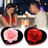 Gift Wrap Red Heart Formed Gifts Box Valentines Day Presents 3D Love Heart-Shaped Spinning Rose Boxes Anniversary Wedding