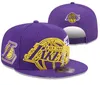 Los Angeles''lakers''ball Caps 2023-24 Unisex Baseball Cap Snapback Hat Finals Champions Locker Room 9Fifty Sun Hat Embroidery Spring Summer Cap Wholesale Beanies B5