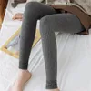 Leggings da donna primaverile Autumn Women abbigliamento pantaloni super elastici in pizzo solido ad alta vita di qualità Femme Q2880