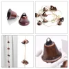 Fournitures de fête Décorations de Noël Bells Bell vintage Jingle Mini Metal Charms Accessoires Projet Mission Mis Mission Collier de chien