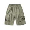 Shorts Boys Kids Solid Color Pantaloni con adolescenti Pannello tasca
