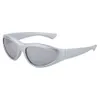 2024 New Y2K Cat Eye Sports Women's Box Riding Men's Sunglasses H513-10