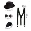 Party Supplies PESENAR Men's 1920s Wear Accessories Suits Gates Gang Costume Hats Y-braces Bow Ties Watches Beards