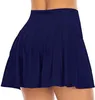 Tennis Skirts mini Skirt Gym Clothes Women Pleated Yoga Running Fitness Golf Pants Shorts Sports Waist Pocket Zipper Plus Size 4XL 5XL S3CC#