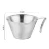 コーヒーポット1pcs食器洗い機キッチンツール測定カップ304ステンレス鋼スケールマークエスプレッソs 100ml