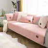 Stol täcker sherpa fleece soffa couchcover super mjuk varm plysch sektion soffa täcker tjock fuzzy non-slip slipcover möbler