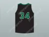 Custom Nay Youth/Kids Alex Antetokounmpo 34 Dominican High School Knights Black Basketball Jersey 1 Top Snatched S-6xl