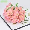 Decorative Flowers Simulation 10 Heads Bouquet Carnation Living Room Dining Table Home Decoration Wedding Fake Artificial Flower Mother's