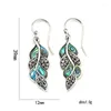 Dangle Ohrringe Boho ethnische Pfau