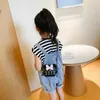 Корейская модная детская кожаная мультфильма Cressbody Bags Girls Bow Plough Kids Mini Coin Cordes Bag Dize 240428