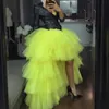 Jupes en tulle basse haute robe de bal de bal