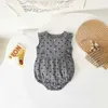 Rompers Sanlutez Cute Cotton Baby Abbigliamento principessa Summer Preschool Girls Stree Sleeveless Sweetl2405