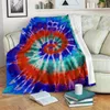 Blankets Blue Mandala Throw Blanket 3D Full Printed Wearable Adults/kids Fleece HOME ACCESSORIES