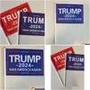 14x21cm Donald Trump 2024 Bannerflaggen Nehmen Sie die amerikanische Flagge mit Flaggmast -Wahldekoration Drop Lieferung Home Garden Festive PA Pole