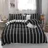 Bedding Sets Denisroom Polka Polka Dot Pattern Bed Linens Lenns White Duvet Conjunto de garotas folhas df85#