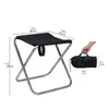 Panneau à oreiller à placer sous le canapé S Tool pliant Camping Chaise en métal léger en plein air avec sac Portable Chairs de confort portables