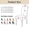 Coperture per sedia Copertura elastica sedile da pranzo solido per el banchetto di velluto di velluto sedie per famiglie slipcover housse de chaise