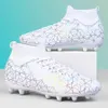 Chaussures de soccer professionnel masculines FG Training Boots Boots Sneakers Long Pikes Outdoor Colaits confortables Grass respirant 240507