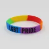 Bevorzugung Armband Party Regenbogen LGBT Silicon Buntes schwules Lesben -Stolz Armband