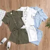 MA Baby 6m-4y Baby и Pajama Set Set Stemped Summer Shot Ride Top и Shorts D01 240428