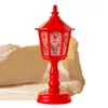 Feestdecoratie Kerstmis LED Candlestick Lamp Small Night Bar Desktop Energy Saving Sliding Switch Tool Supplies Jaar