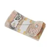 Other Festive Party Supplies 50% Size Aged Prop Money Canadian Dollar Fake Copy Cad Banknotes Paper Play Movie Props For Birthday Dhaew