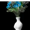 Vases Creative Abstract Artwork Ceramic Vase Desk Decoration Flower Arrangement Flowers Pots Modern Home Decor Minimalism White