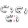 Metal Magnet Cock Ring Clamp Male Chastity Device Stainless Steel Cockring Dick Scrotum Bondage Stretcher Adult Sex Toys For Men 240511