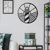 Dekorativa figurer Modern konstfyror Heminredning Cirkulär metall Creative Living Room El Dining Bedroom inomhus inomhus