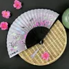 Bamboo Fans Hand Wedding Flower Fold Chinese Style Silk Children Antique Folding Fan Gift Vintage Party Supplies Ing ing