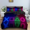 Bedding Sets Desgin 3D Print Playstation Game Elements 2/3pcs Duvet Cover With Pillowcases Bedroom Decor