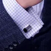 Kflk Jewelry Shirt Cufflinks Mens Designer Brand Black Couffe Links French Bouton Français High Quality Luxury MENS HOMMESS240429