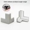 Window Stickers 4Pcs Soft Silicone Safe Corner Protector Table Edge Cover Guard Anticollision Guards For Kids Security Protection