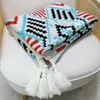 Blankets Bohemian Style Sofa Blanket Ethnic Camping El Decoration Office Plane Nap Female Shawl Warm Air Conditioning