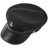 ベレットパーティーパフォーマンス衣料品キャプテンセーラーハットベレー（02ブラック）（M（56-58cm））帽子ステージヨットボートコットン