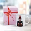 Kupa kahve 330ml Yaratıcı Seyahat Kupa ve Kupa Ofis İçecek Tazza Tazza Blood Anime Boy Dark