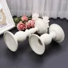 Candele White Metal Candlestick Holder Stand Regali per decorazioni da tavolo per feste per matrimoni