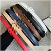 Belts Fashion Designer Woman Belt Women 2.5Cm Width 6 Colors No Box With Dress Shirt Designers Drop Delivery Accessories Othmh