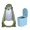 Tentes et abris toilettes portables pour le camping pliage monté sur une voiture avec tente voyage adulte sans glissement des odeurs de pot adulte
