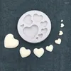 Baking Moulds 3D Love Heart Shape Decorative Silicone Mold Fondant Cookie Chocolate Mould Candy Cake Pudding DIY Tools