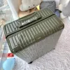 Designer bagagekoffer met wielen luxe dozen trolley case reistas wachtwoord koffers boarding case grote capaciteit cases