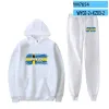 Loreen Merch 2 pièces Sets TrackSuit Sweat-shirt à capuche + pantalon Pullover Sweat à sweat Suit Ropa Hombre Casual Men Vêtements