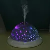 New Creative USB Small Desktop Home Woodgrain Humidifier Aromatherapy Hine with Starry Sky Light