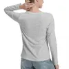 Kvinnors polos L'Arberg College Style Logo Long Sleeve T-shirts Custom T-shirt roliga skjortor snabbtorkande t-shirt-toppar för kvinnor