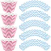 Bouteilles de rangement 24 PCS Emballage Paper Holiday Cupcake Wrappers Carters Liners Tray Muffin Cups Wedding