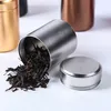 Bouteilles de rangement Portable Mini Tea Can Aluminium Stash Jar Sceau d'odeur Conteneur d'odeur Spice Organizer Pot Cuisine