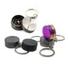 Keychain Herb Grinder Portable Metal Metal Tobacco Spice Cruher Smoking Acciri 0507