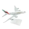 Skala 1 400 Metallflugzeuge Replik Emirates Airlines A380 B777 Flugzeug Diecast Model Luftfahrtebene Sammlerspielzeug für Jungen 240510